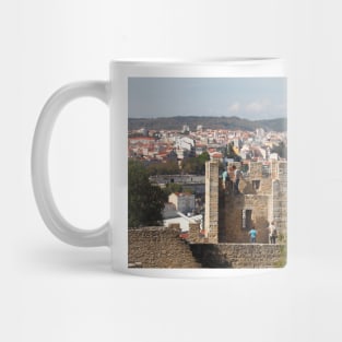 Tower of the Castelo Sao Jorge, Lisbon, Portugal Mug